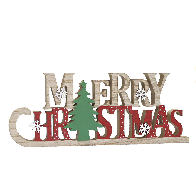 Holz Weihnachtsdekoration Schild