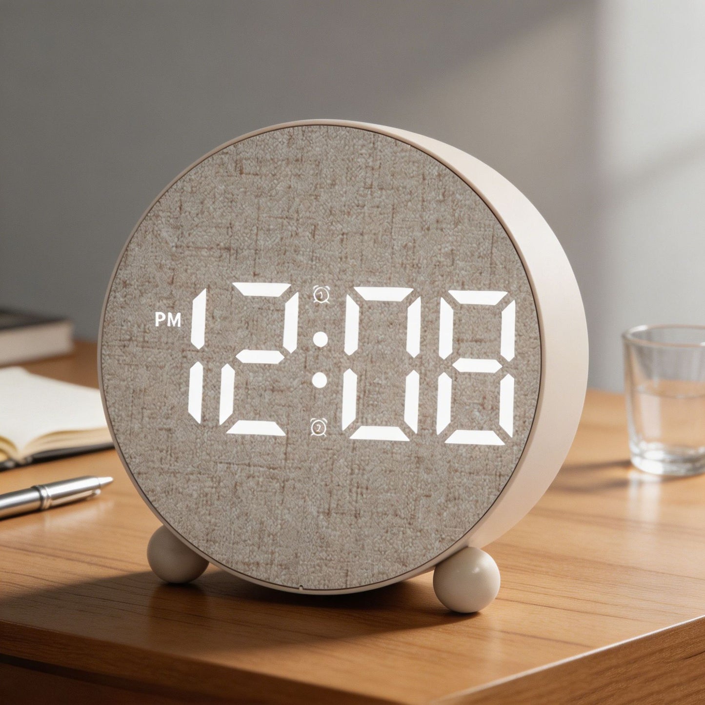 Digitaler Wecker mit Großem Led-Display und Temperaturanzeige Brehn