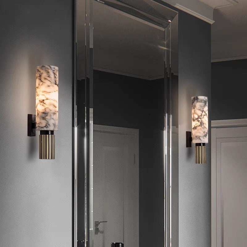 Luxuriöse Marmor Wandlampe