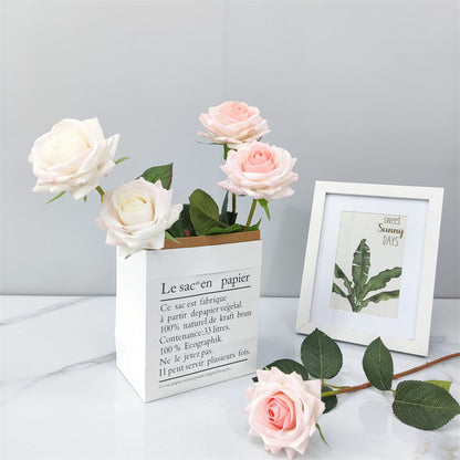 Künstlicher Blumen-Rosen-Stielstrauß