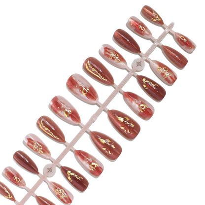 Künstlerische dekorative Press-On-Nagelspitzen Brehn
