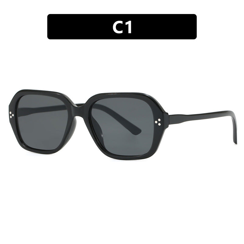 Damen stylische Sonnenbrille im trendigen Geometrie-Design Brehn