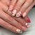 Künstlerisches Floral-Nagelkunst-Set Brehn