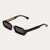 Damen stilvolle Sonnenbrille im modernen rechteckigen Design mit komfortablem Rahmen Brehn