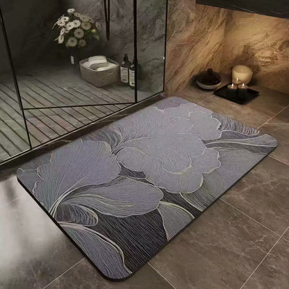 Rutschfeste Marmor Design Badezimmermatte