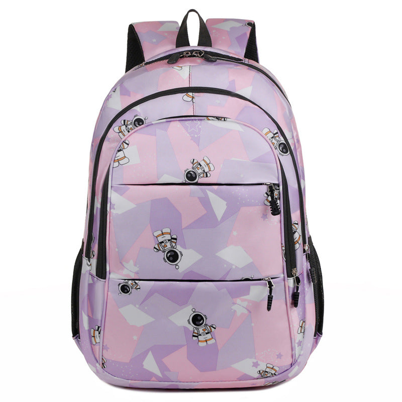 Modischer Schulrucksack mit Astronauten-Motiv Brehn