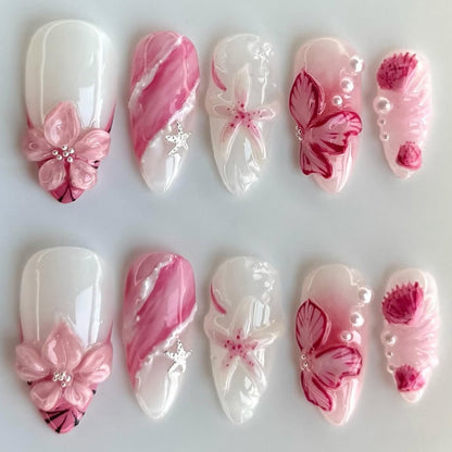 Floral Art Press-On Nagel Set Brehn 1790636645
