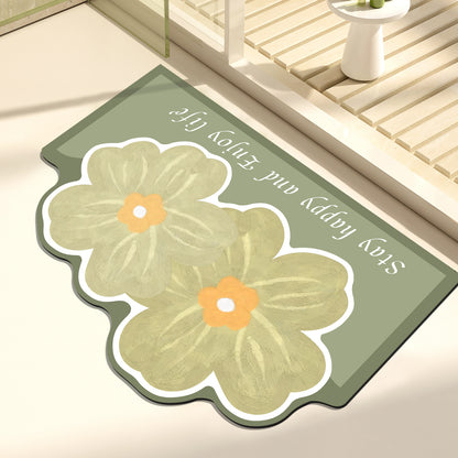 Künstlerische Blumendekorationsmatte