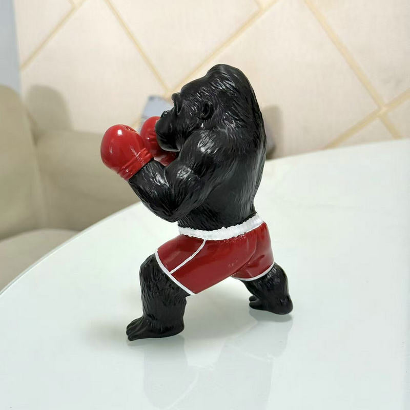 Boxende Gorilla Statue Brehn