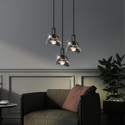 Moderne Kristallglas Pendelleuchte