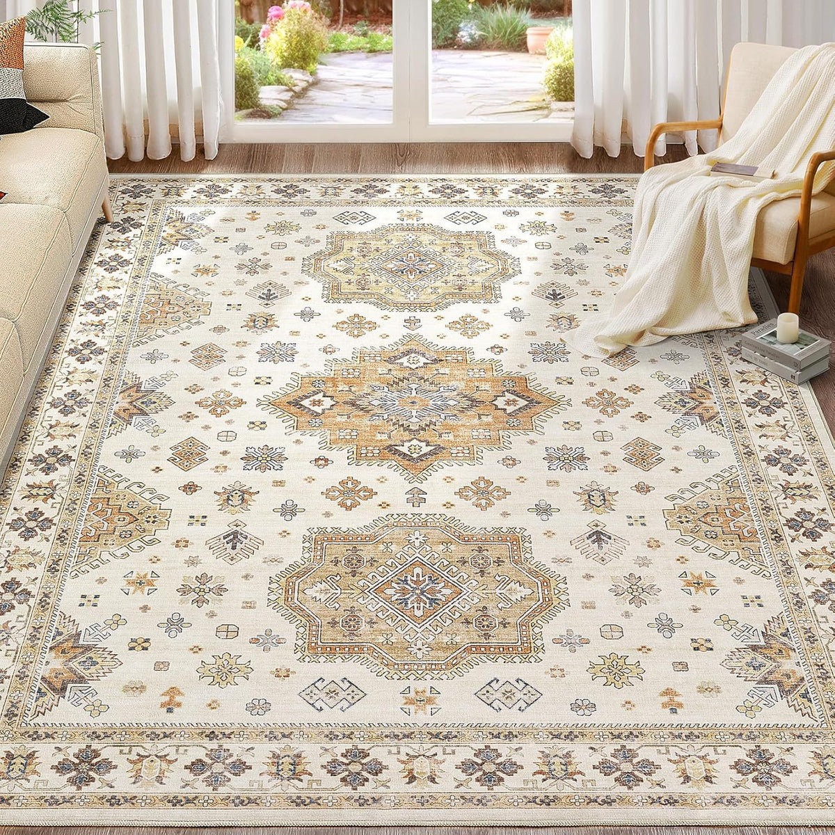 Eleganter Vintage Dekorativer Teppich