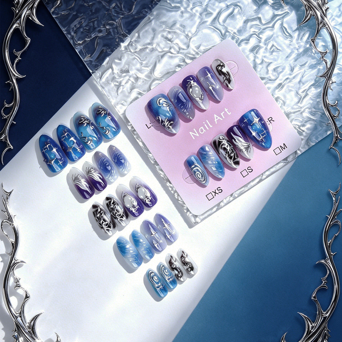 Kunstnagelset mit Eleganten Designs Brehn