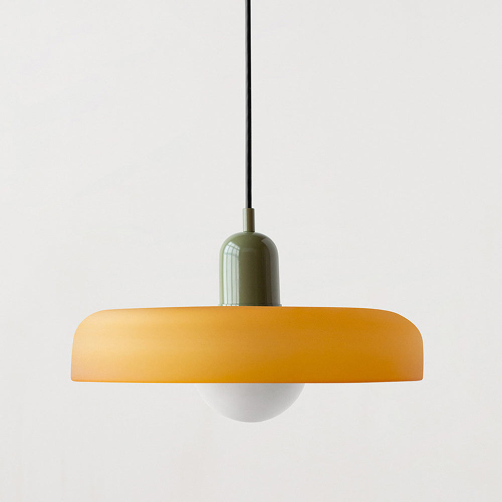 Farbenfrohe Bauhaus-Style Pendelleuchte - StiloGlas | Brehn