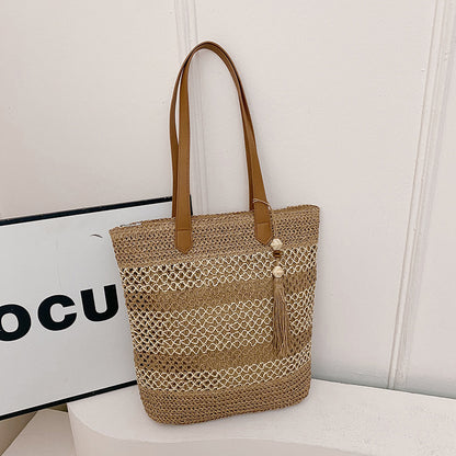 Umweltfreundliche Strohtasche