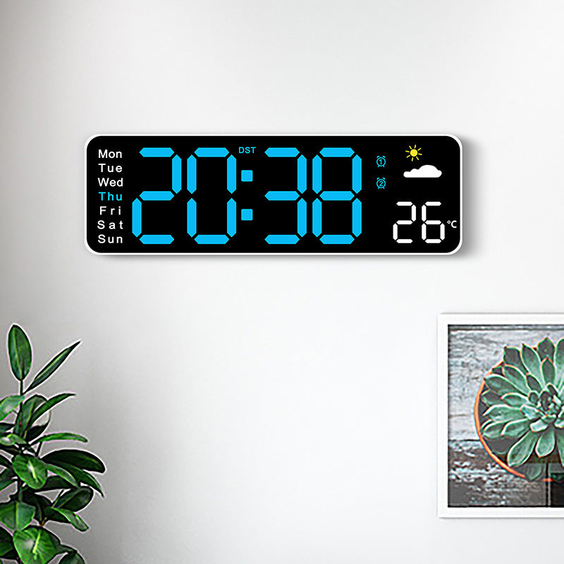 Digitaler Funkwecker mit Temperatur- und Wochentagsanzeige Brehn
