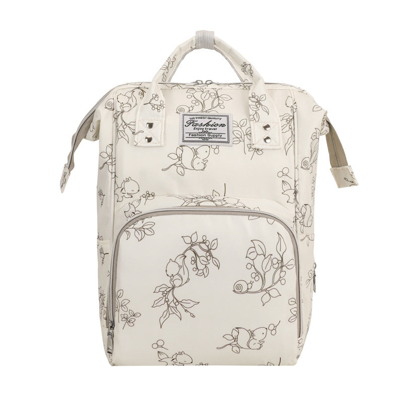 Blumenmuster Multi-Funktions-Wickelrucksack Brehn