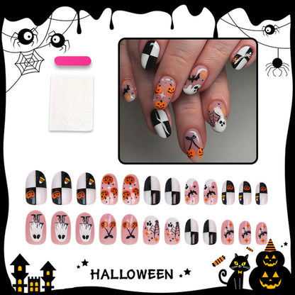 Halloween Kunstnagelset mit gruseligen Motiven Brehn