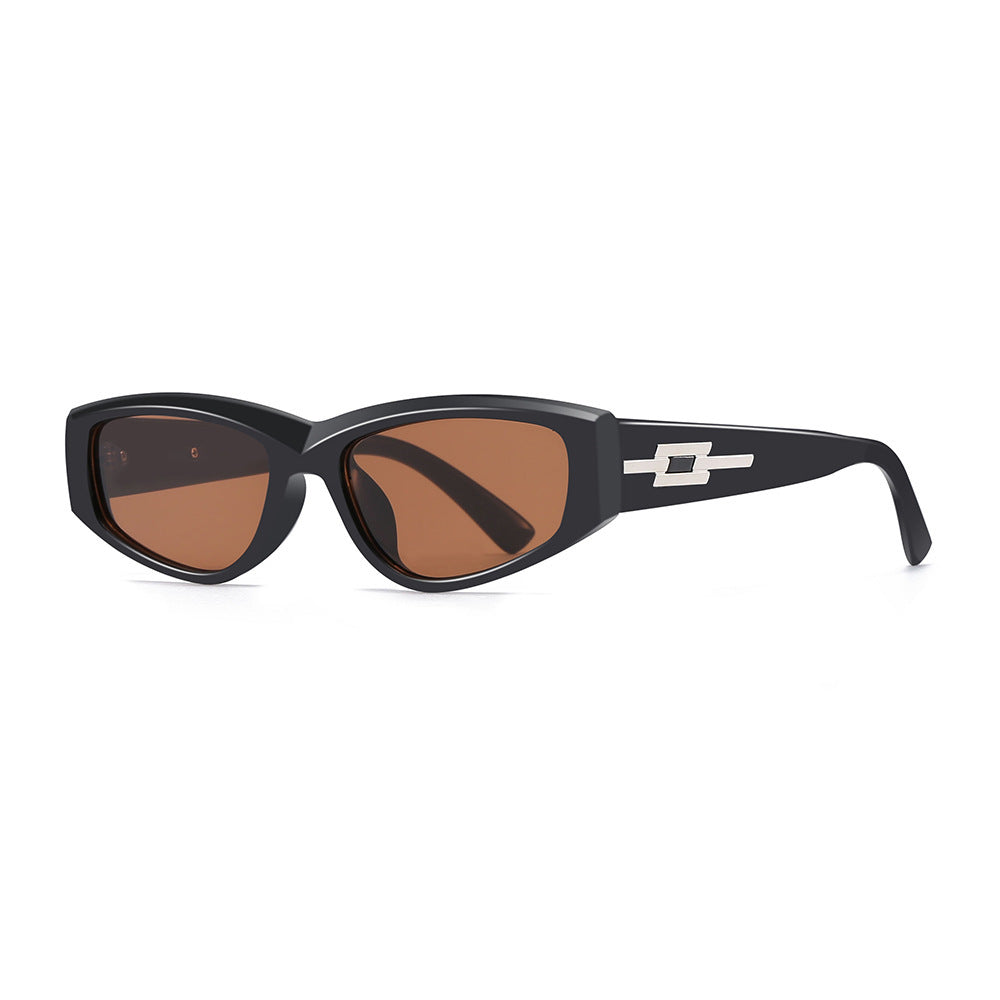 Damen Cat-Eye Sonnenbrille mit hochwertigem transparenten Rahmen und UV-Schutz Brehn
