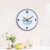 Wanduhr mit Elegantem Blattmuster Brehn