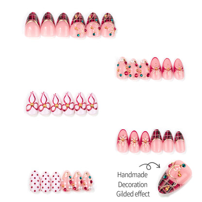 Festive Manuelle Dekorative Aufklebenägel Set