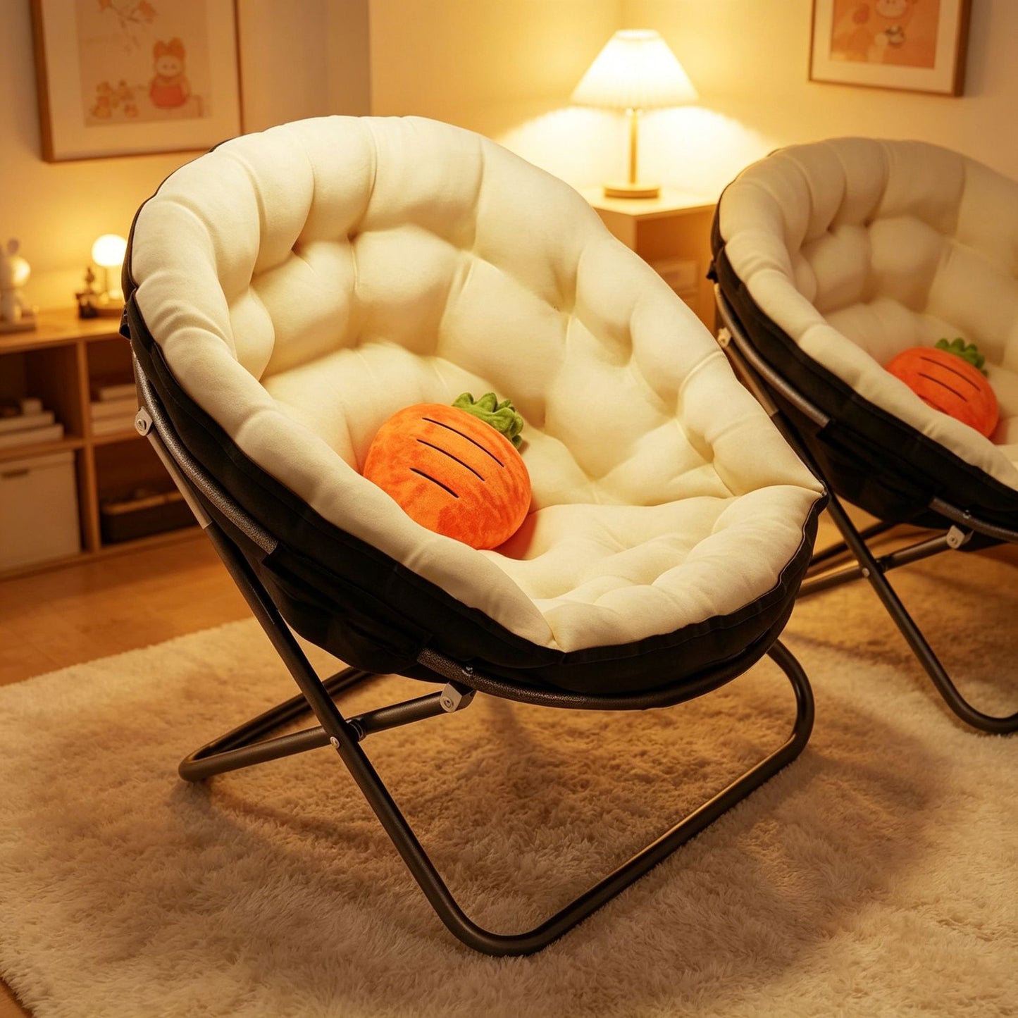 Damen Ergonomischer Loungesessel mit verstellbarem Fußstütze Brehn