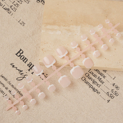 Stylishes French Tip Press-On Nagelset Brehn