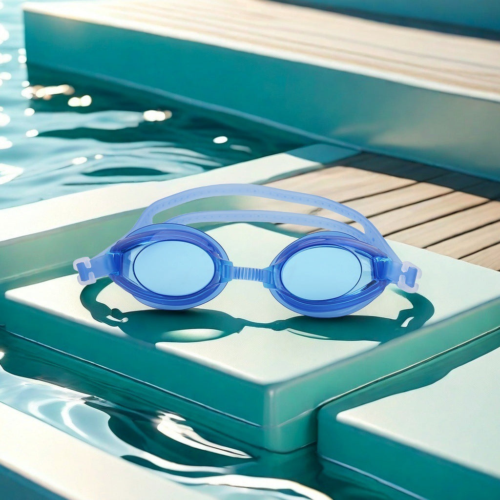 Schwimmbrille mit Kratzfesten Gläsern und Verstellbarem Headstrap Brehn