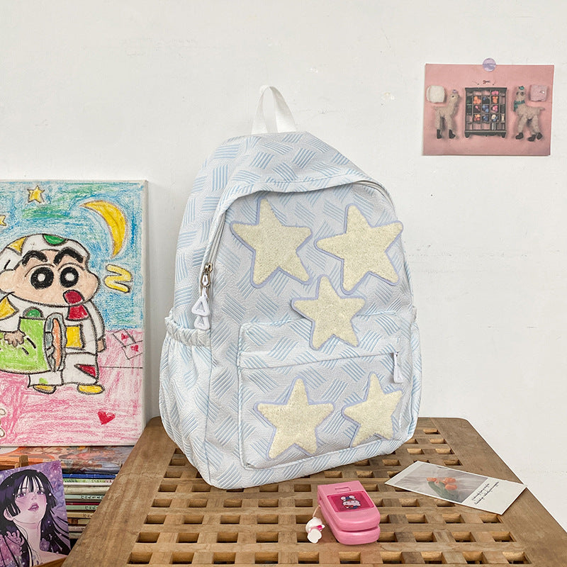 Rucksack mit Stilvollem Sternen-Design und Komfortablem Tragesystem Brehn