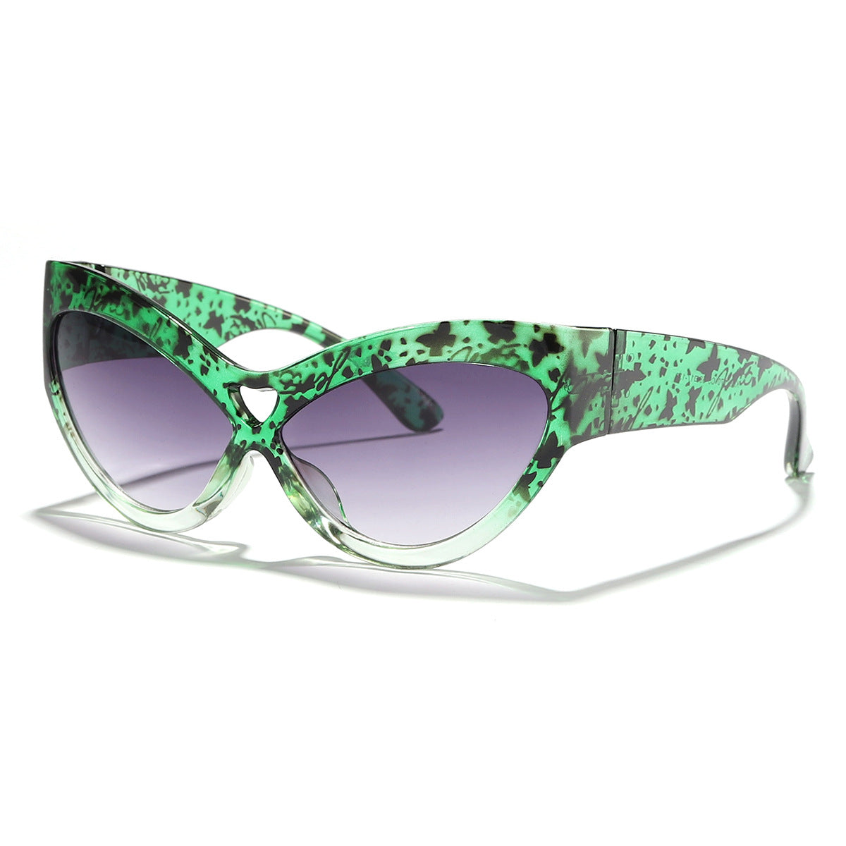 Damen auffällige Sonnenbrille im trendigen Leopardenmuster Brehn