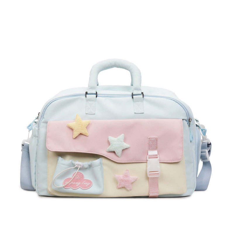 Mehrfachtaschen süßes sternenmuster Reise-Duffel