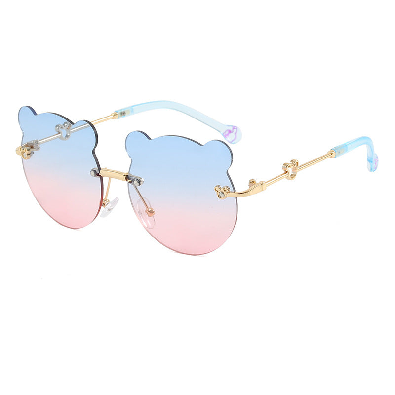 Damen verspielte Sonnenbrille mit niedlichem Bärenmotiv Brehn