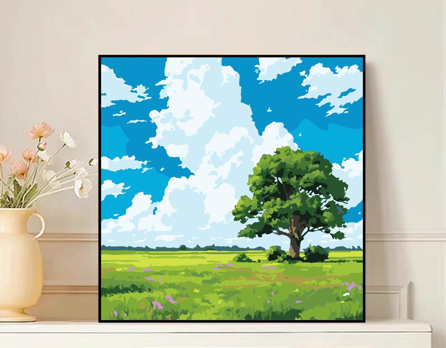 Scenic Mountain Landscape Leinwandkunst Brehn