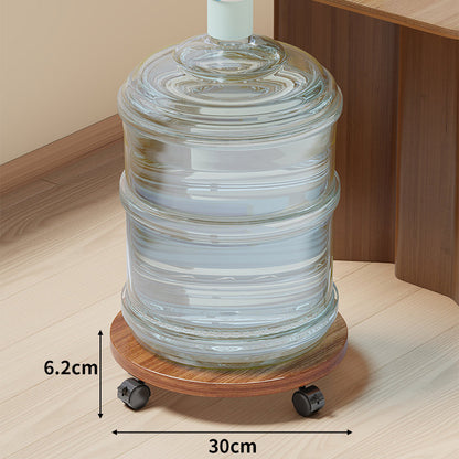 Rollen Holzbottich Dolly mit Schwenkrädern und flachem Plattform