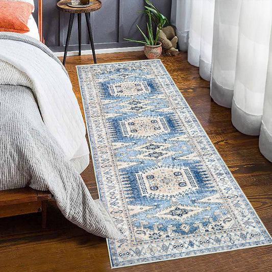 Vintage-inspirierter floraler Musterteppich Runner Brehn
