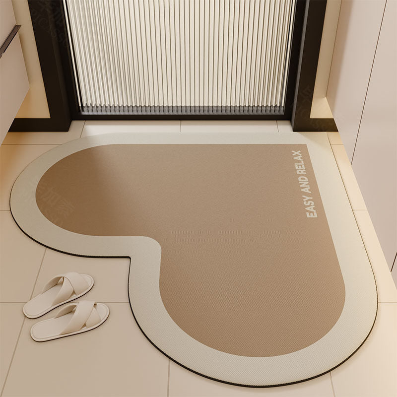 Herzförmige rutschfeste Küchenmatte Brehn