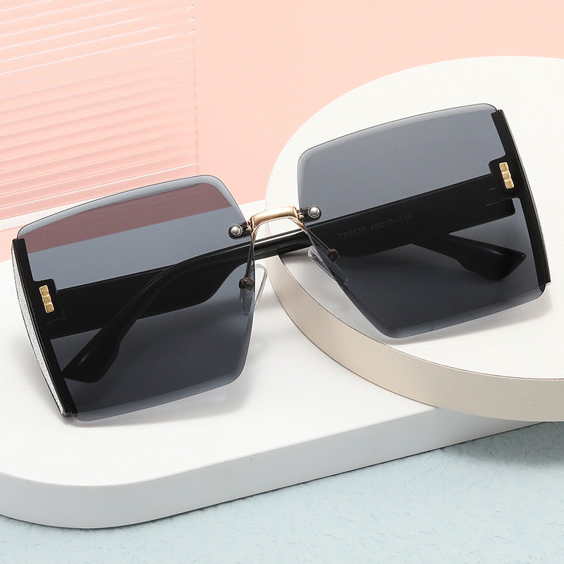 Damen Oversized Glamour Sonnenbrille Brehn