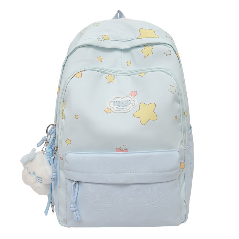 Verspielter Sternen Druck Rucksack Brehn