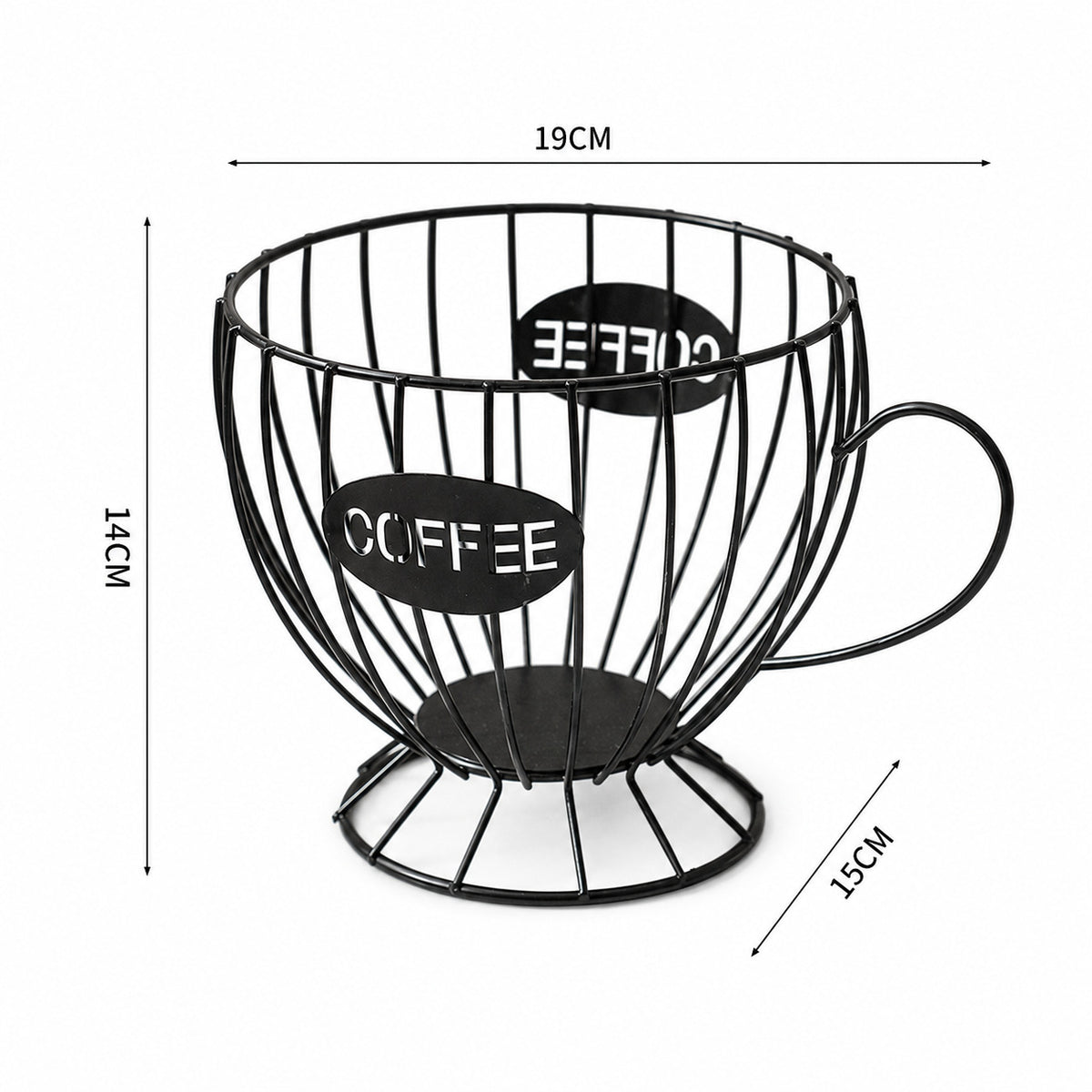 Dekorativer Kaffeetassenhalter