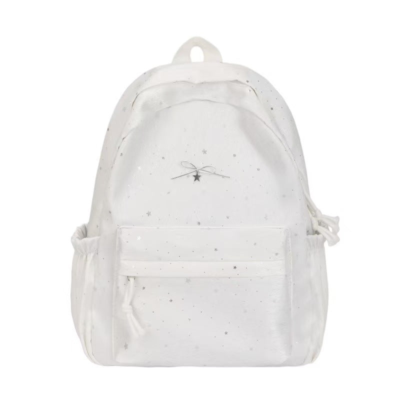 Rucksack mit Glitzerndem Sternenmotiv und Vielseitigen Aufbewahrungsmöglichkeiten Brehn