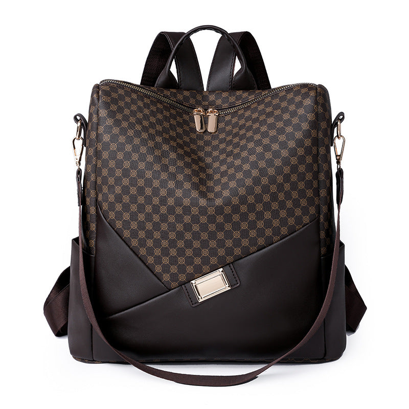 Stylische geometrisch gemusterte Rucksack
