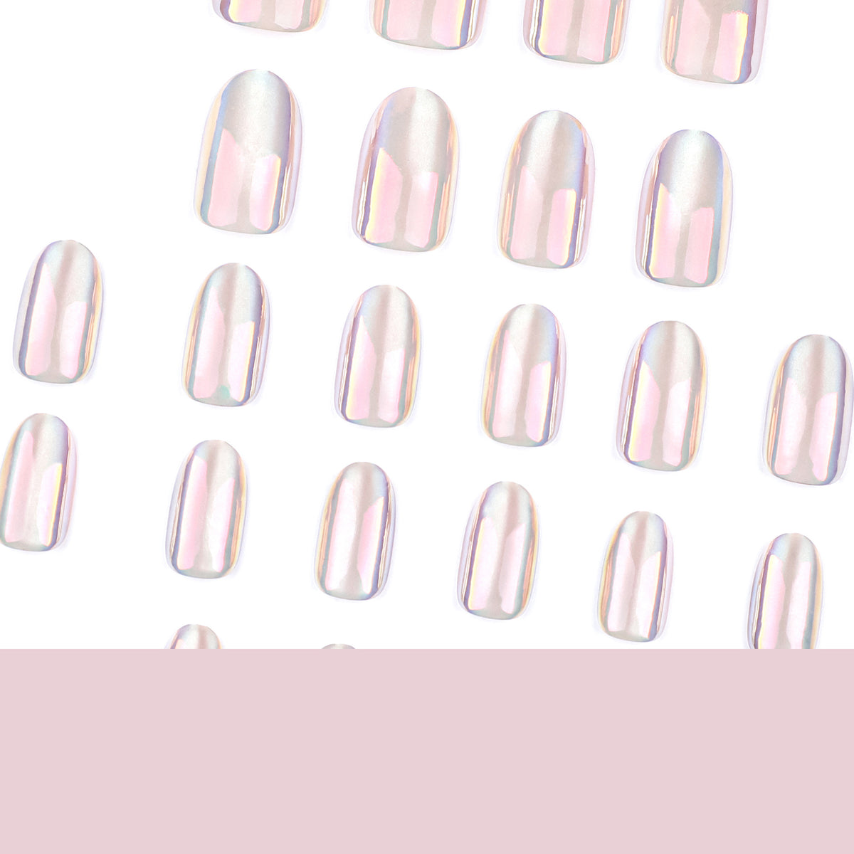 Trendige Nagelverlängerungen mit schimmerndem Farbverlauf Brehn