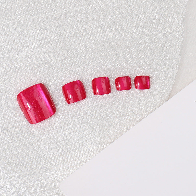 Elegante Glänzende Press-On Nagelset Brehn