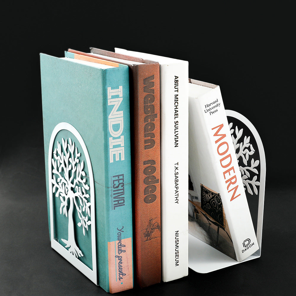 Künstlerische baum-inspirierte Buchstützen