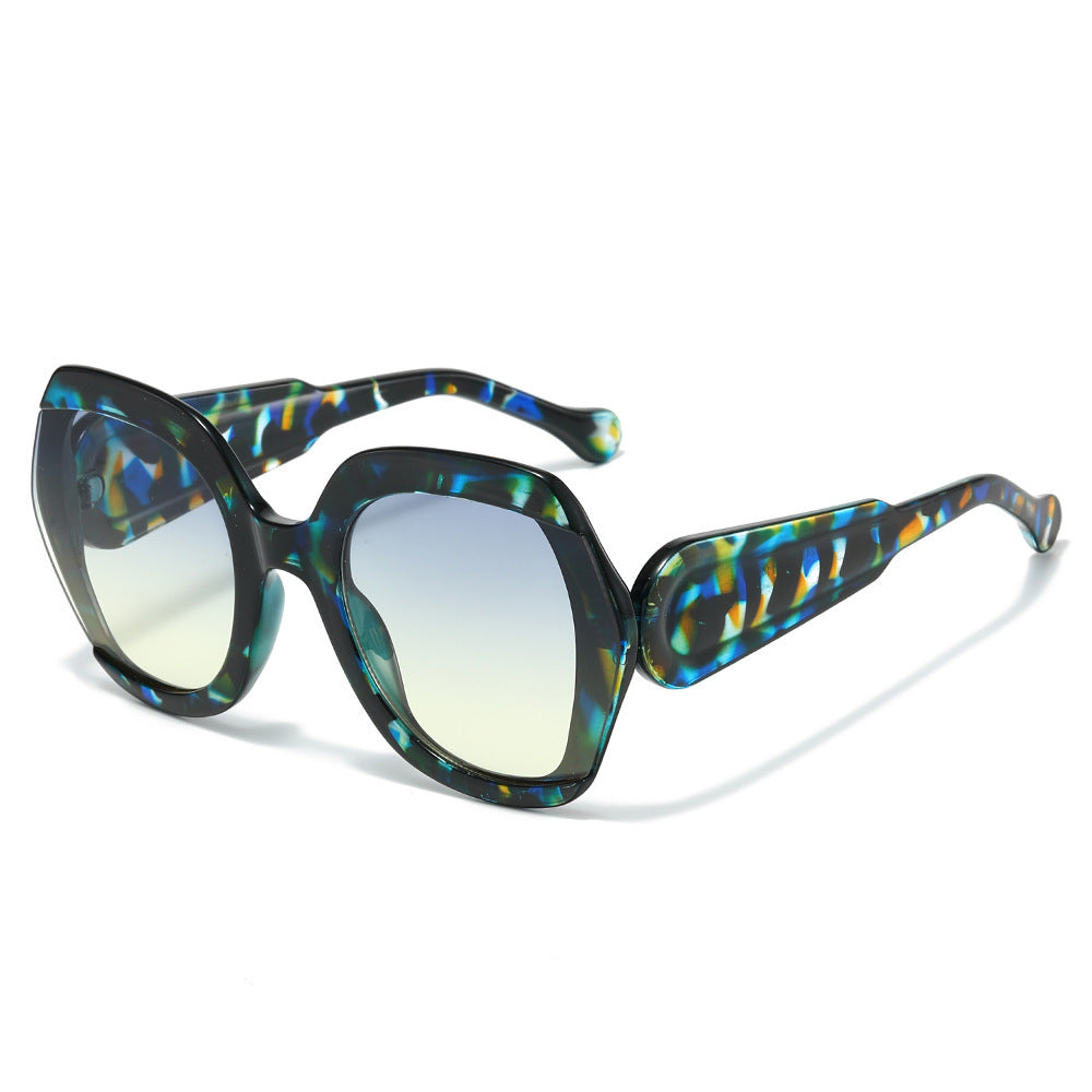 Modebewusste Übergroße Sonnenbrille Brehn