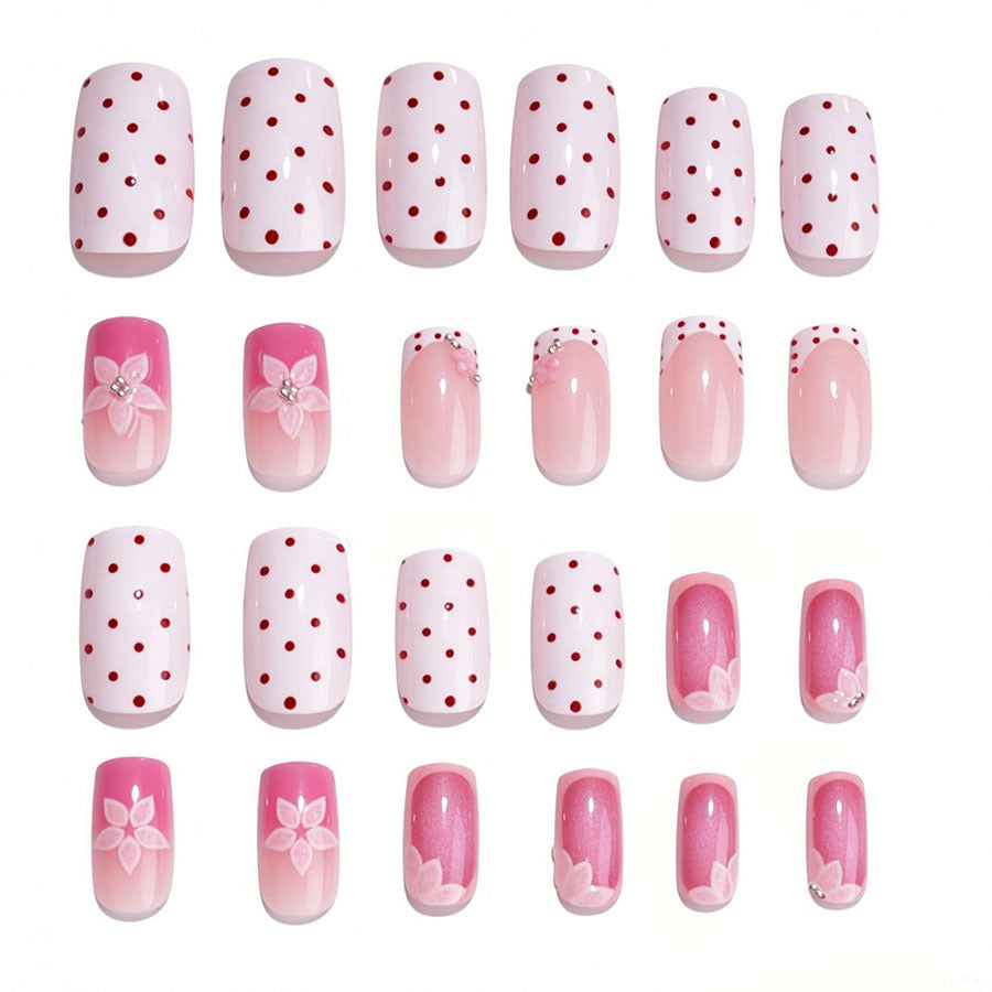 Dekorativer Press-On Nagelkunst-Kit Brehn