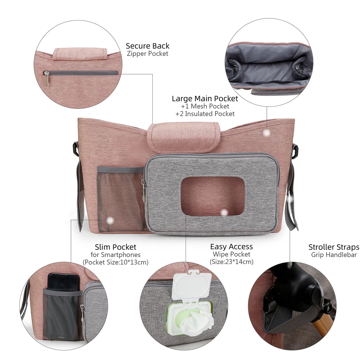 Organisierende Babytasche Brehn
