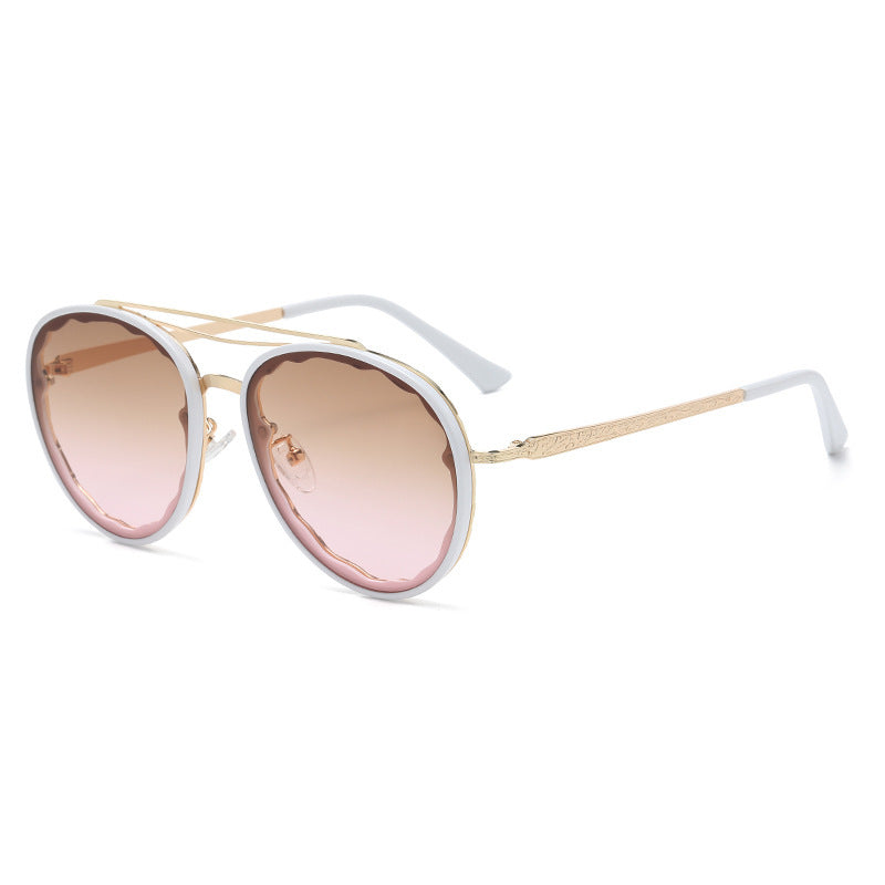 Damen Modern gestaltete Sonnenbrille im eleganten Oversize-Stil Brehn
