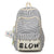 Verspielt gestreifter Rucksack