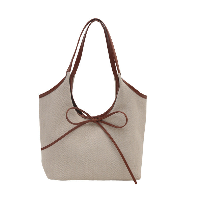Chic Bow-Detail Einkaufstasche
