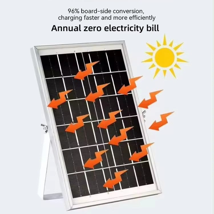 Damen tragbarer Solarstandventilator mit digitalem Steuerungssystem Brehn